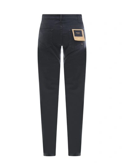 Shop Incotex Stretch Cotton Trouser With Iconic Charm