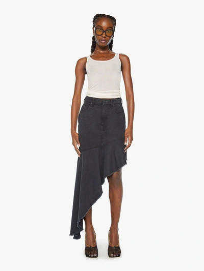 Shop Mother Snacks! The Crinkle Cut Skirt Faded (also In 23,24,25,26,27,28,29,30,31,32,33,34) In Black