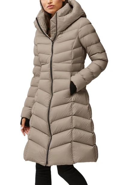 Shop Soia & Kyo Lita Water Repellent 700 Fill Power Down Recycled Nylon Puffer Coat In Hush