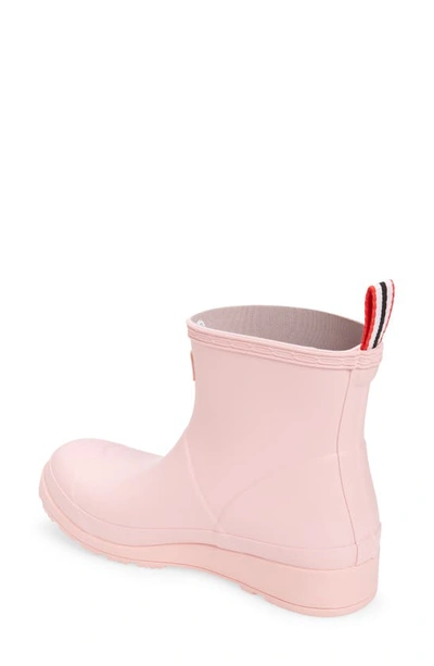 Shop Hunter Original Play Waterproof Rain Bootie In Azaleapink