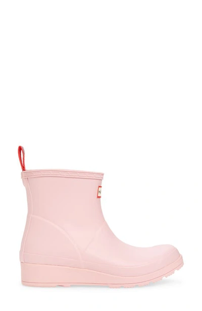 Shop Hunter Original Play Waterproof Rain Bootie In Azaleapink