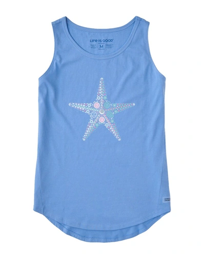 Shop Life Is Good High-lo Crusher Tank In Blue