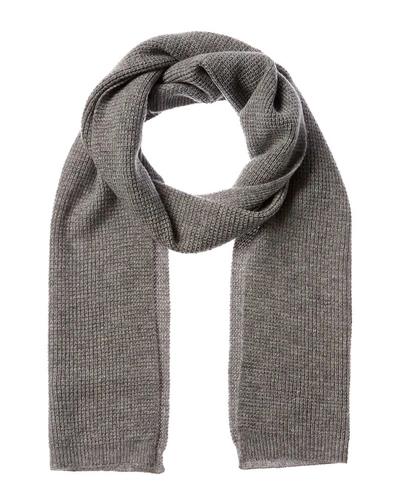 Shop Amicale Cashmere Scarf In Grey