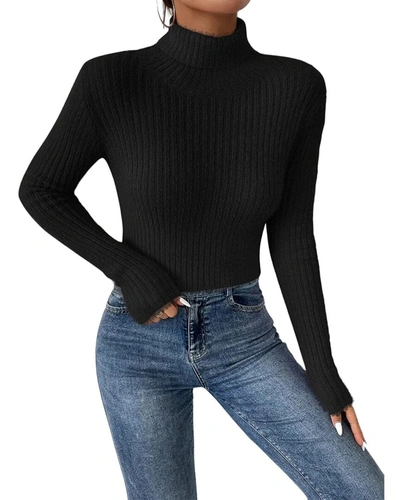 Shop Evia Sweater In Black