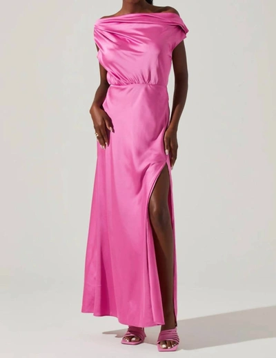Shop Astr Monroe Dress In Pink