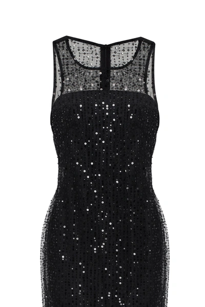 Milla Sensational Sheer Lace Maxi Dress, Xo Xo In Black