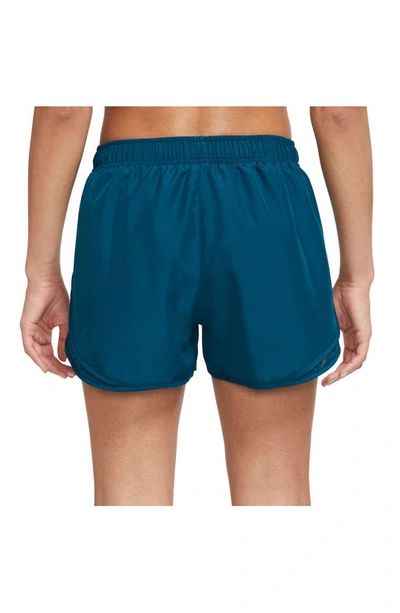 Shop Nike Dri-fit Tempo Running Shorts In Valerian Blue/wolf Grey