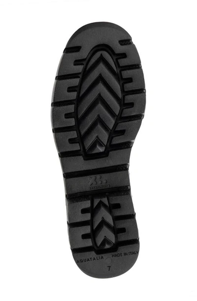 Shop Aquatalia Scilla Leather Lug Sole Boot In Black