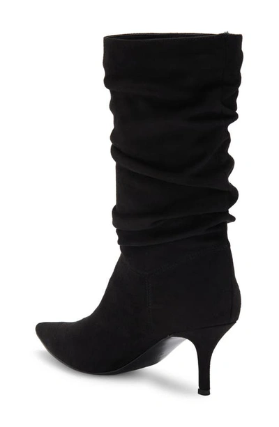 Shop Marc Fisher Manya Ruched Boot In Black 001