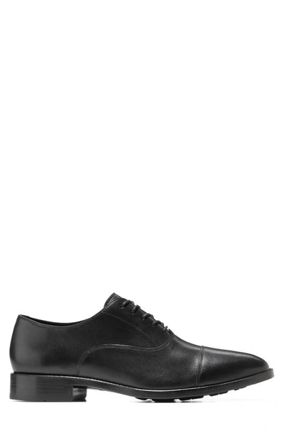 Shop Cole Haan Hawthorne Cap Toe Oxford In Black