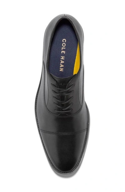 Cole Haan Broadway Cap Toe Oxford In Black