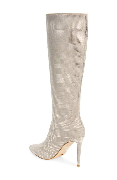 Billini Emarie Pointed Toe Boot In Silver Glitter