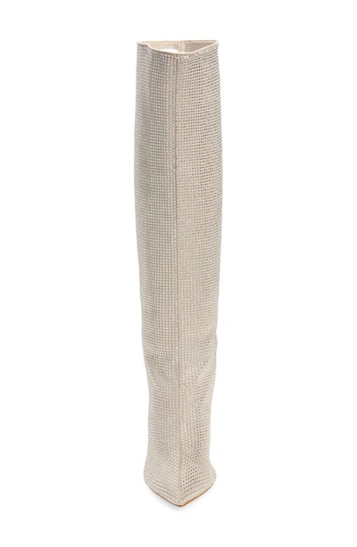 Billini Emarie Pointed Toe Boot In Silver Glitter
