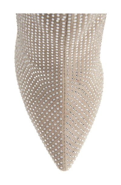Billini Emarie Pointed Toe Boot In Silver Glitter