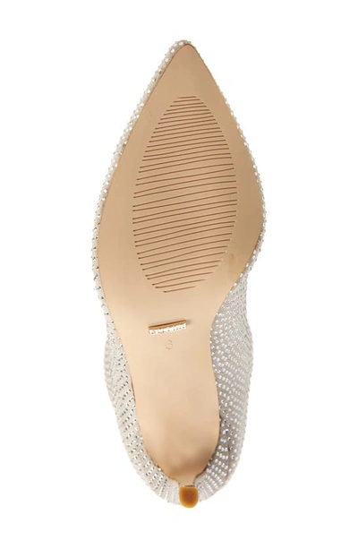 Billini Emarie Pointed Toe Boot In Silver Glitter