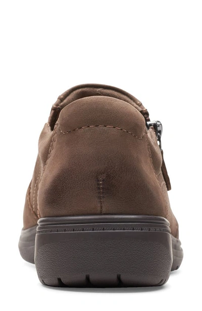 Shop Clarks Carleigh Ray Shoe In Taupe Nubuck