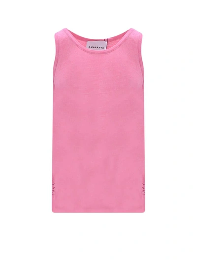 Shop Amaranto Tank Top In Pink