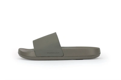 Shop Brandblack Kashiba Lux Slides In Agave In Grey