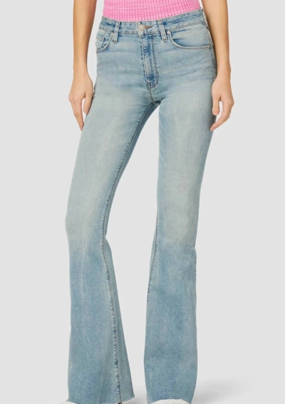 Shop Hudson Holly High-rise Flare Jean In Glory Days In Multi