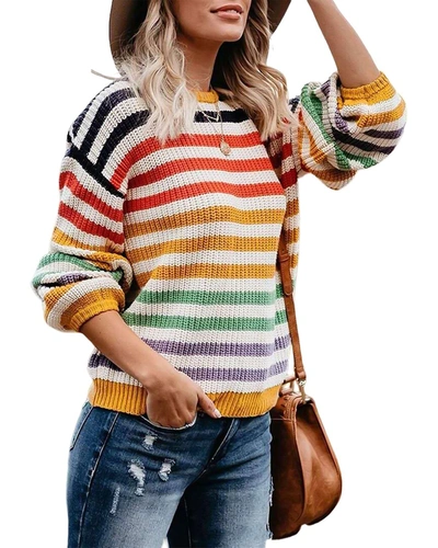 Shop Evia Sweater In Multi