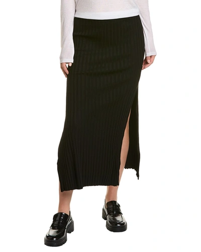 Shop Stateside Rib Maxi Skirt In Black