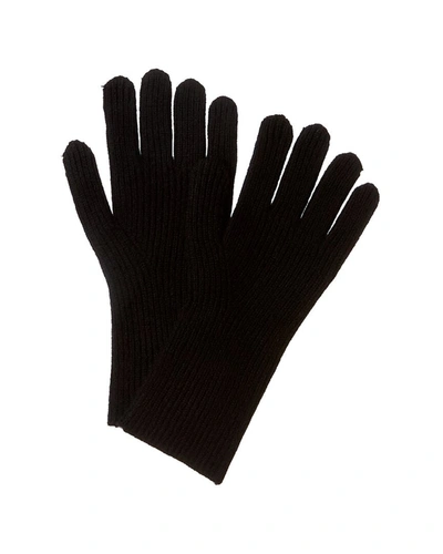 Shop Amicale Cashmere Gloves In Black