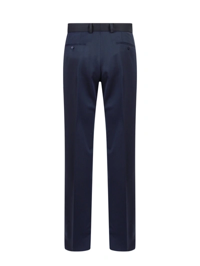 Shop Dolce & Gabbana Stretch Wool Trouser With Side Band