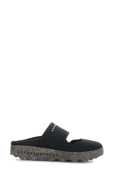 Shop Asportuguesas By Fly London Canu Mule In Black Felt