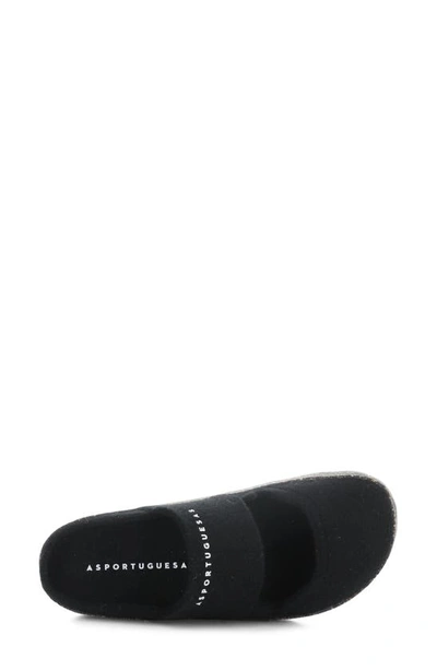 Asportuguesas Canu Mule In Black Felt