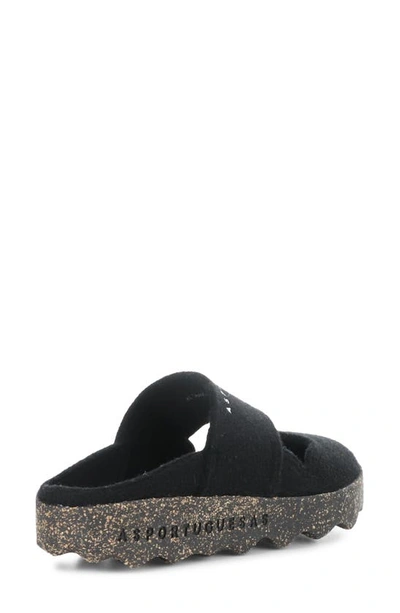 Shop Asportuguesas By Fly London Canu Mule In Black Felt