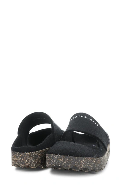 Shop Asportuguesas By Fly London Canu Mule In Black Felt