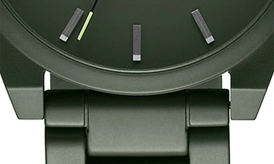 Shop Mvmt Element Ceramic Bracelet Watch, 43mm In Green