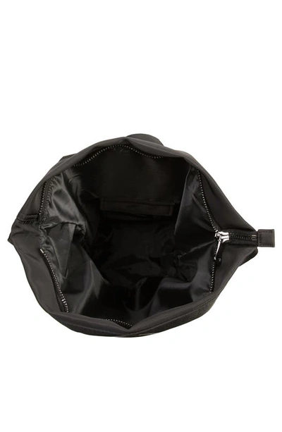 Shop Simone Rocha Sporty Crystal Embellished Lace-up Military Backpack In Black/ Jet