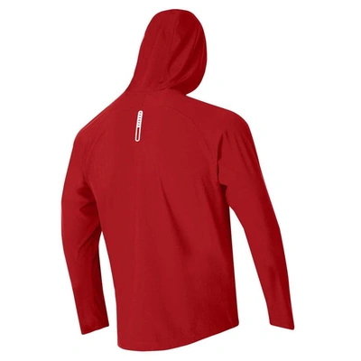 Shop Under Armour Red Wisconsin Badgers Unstoppable Raglan Full-zip Jacket