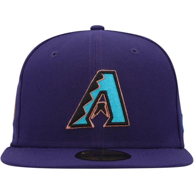 Shop New Era Purple Arizona Diamondbacks Turn Back The Clock 59fifty Fitted Hat
