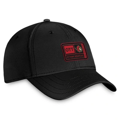 Shop Fanatics Branded  Black Ottawa Senators Authentic Pro Training Camp Flex Hat