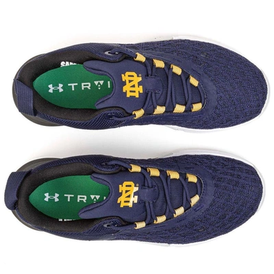Shop Under Armour Navy Notre Dame Fighting Irish Tribase Reign 5 Training Shoes