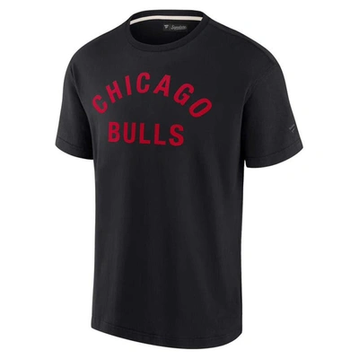 Shop Fanatics Signature Unisex  Black Chicago Bulls Elements Super Soft Short Sleeve T-shirt