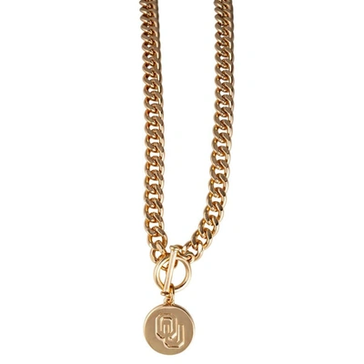 Shop Emerson Street Oklahoma Sooners Ramsey Gold Necklace