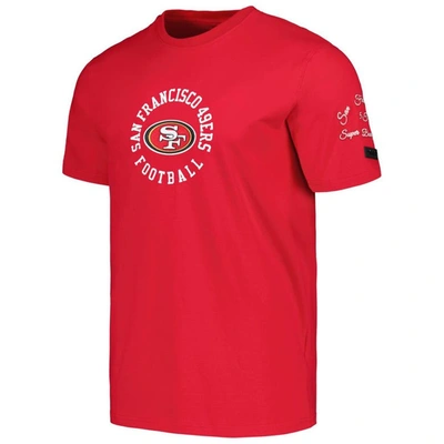 Shop Pro Standard Scarlet San Francisco 49ers Hybrid T-shirt