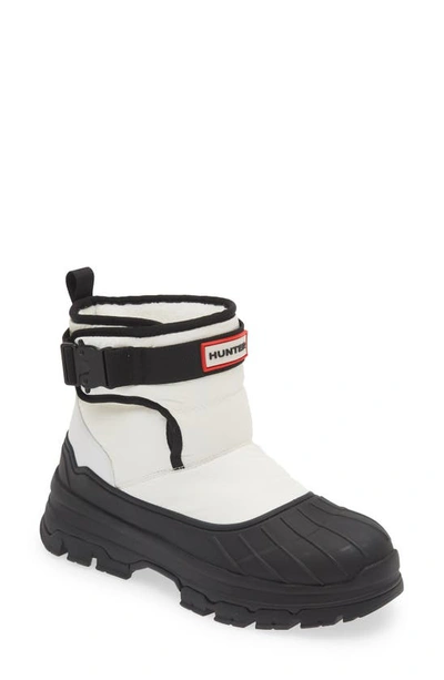 Shop Hunter Intrepid Snow Boot In White/ Black