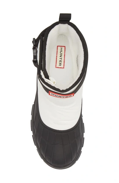 Shop Hunter Intrepid Snow Boot In White/ Black