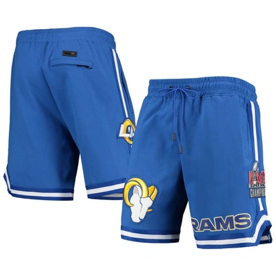 Shop Pro Standard Royal Los Angeles Rams Core Shorts