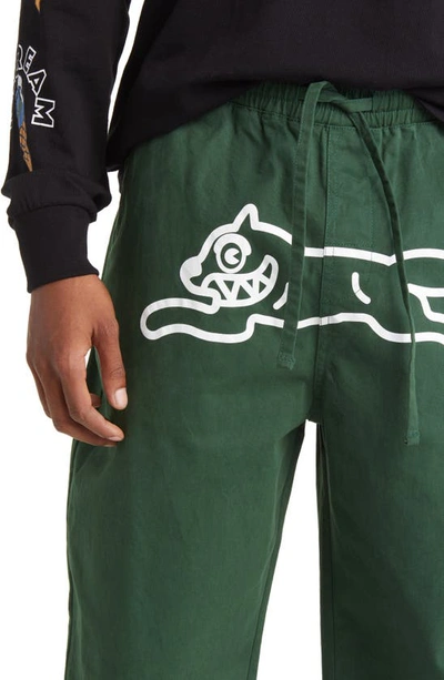 Shop Icecream Skate Fit Drawstring Pants In Dark Green
