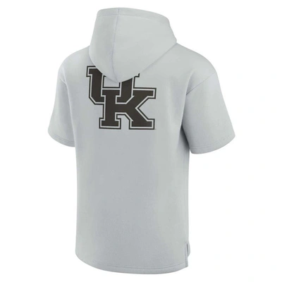 Shop Fanatics Signature Unisex  Gray Kentucky Wildcats Elements Super Soft Fleece Short Sleeve Pullover Ho
