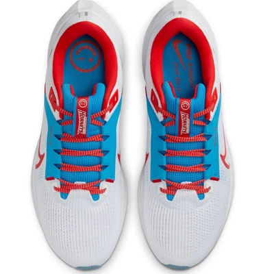 Shop Nike Unisex   White Delaware State Hornets Zoom Pegasus 40 Running Shoe