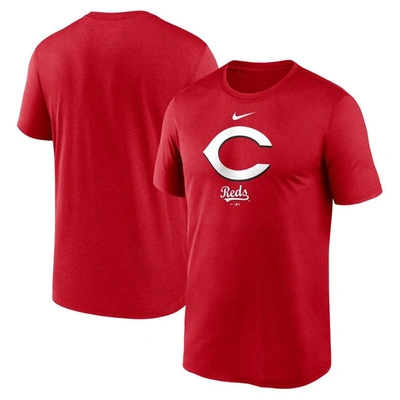 Shop Nike Red Cincinnati Reds Team Arched Lockup Legend Performance T-shirt