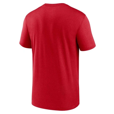 Shop Nike Red Cincinnati Reds Team Arched Lockup Legend Performance T-shirt