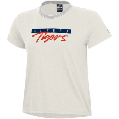 Shop Under Armour White Auburn Tigers Iconic T-shirt