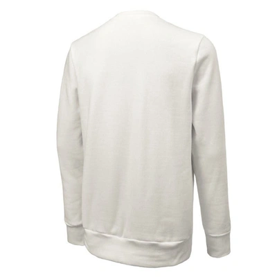 Shop Majestic Unisex  Threads  White Atlanta Falcons Sundays Block Letter Crewneck Pullover Sweatshirt